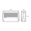 Projecta 12V 2000W Intelli-Wave Pure Sine Wave Inverter (IP2000) - Home of 12 Volt Online