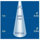 10-30 VOLT CHROME INTERIOR LAMP DIMMING W/SWITCH 6000K (87462) - Home of 12 Volt Online