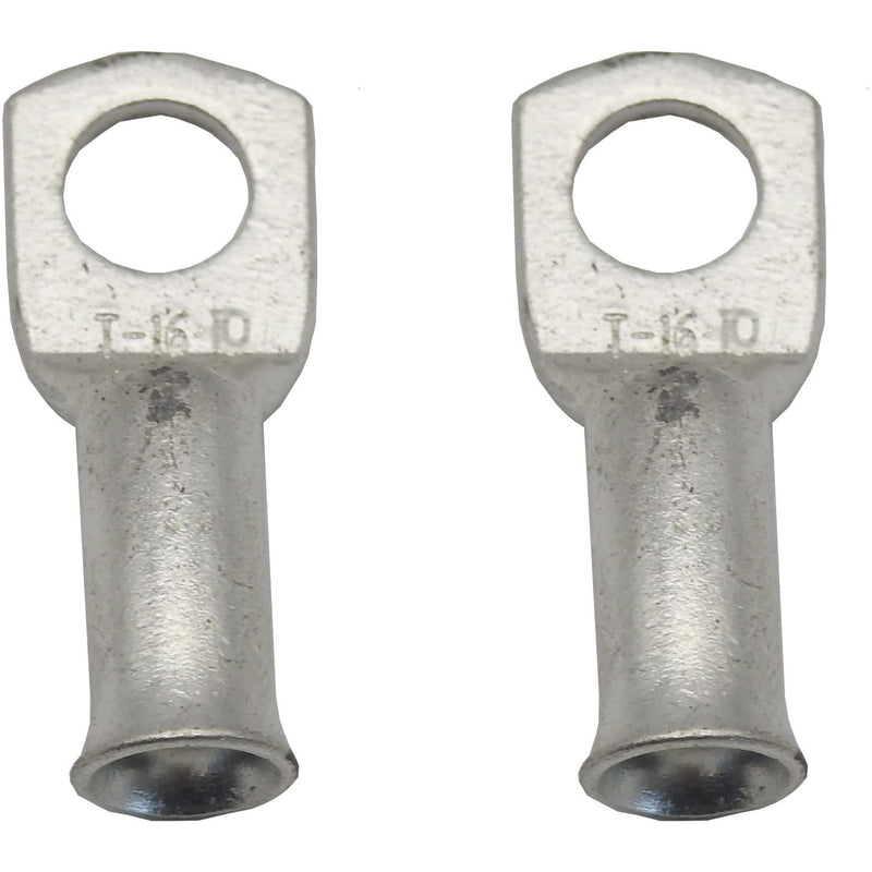 Copper lug 16mm x 10mm eyelet / ring terminal (1 x Pair) - Home of 12 Volt Online