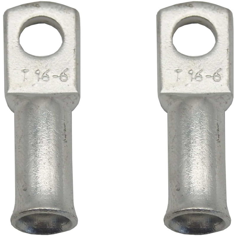 Copper lug 16mm x 6mm eyelet / ring terminal (1 x Pair) - Home of 12 Volt Online