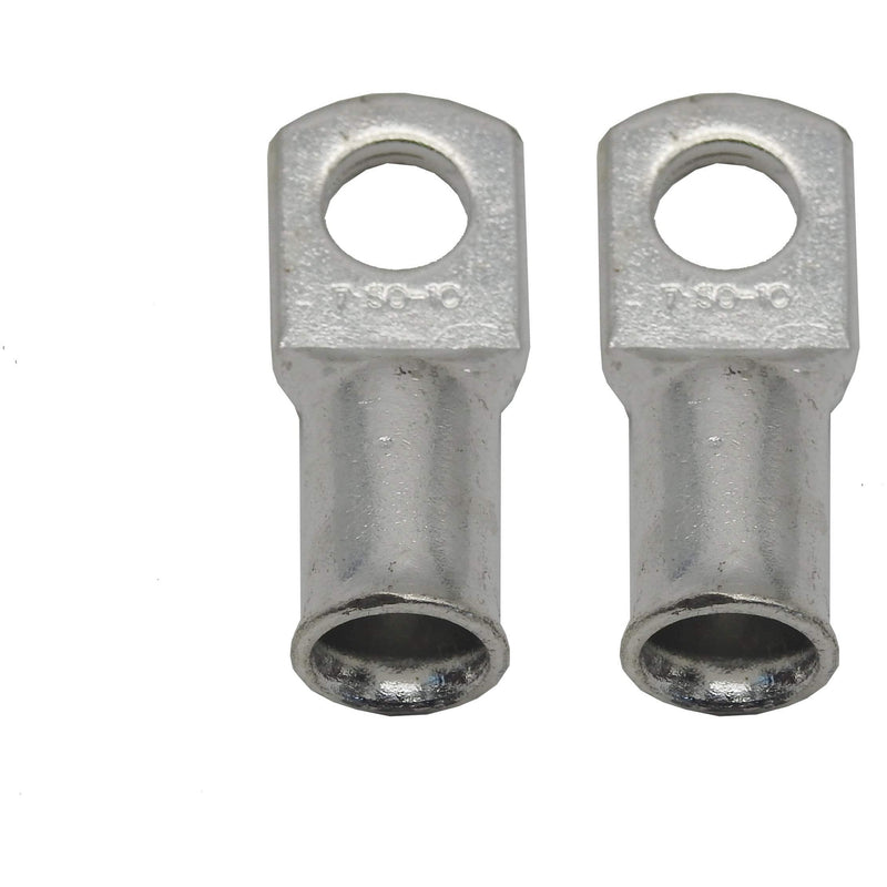 Copper lug 50mm x 10mm eyelet / ring terminal (1 x Pair) - Home of 12 Volt Online