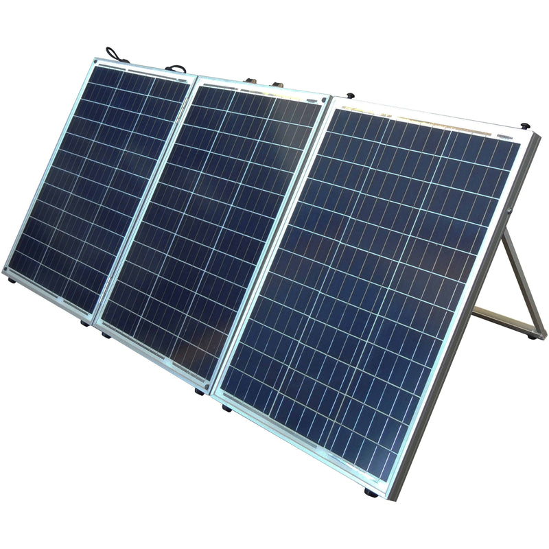 Portable 165 watt TRI Fold Solar Panel - complete package (Suits DC charger use) - Home of 12 Volt Online