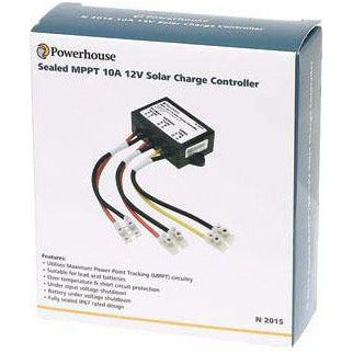 Powerhouse Sealed MPPT 10A 12V Solar Charge Controller (N2015) - Home of 12 Volt Online