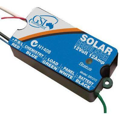 Solar - GSL PWM (SR1212-1) 12 Amp waterproof regulator - Home of 12 Volt Online