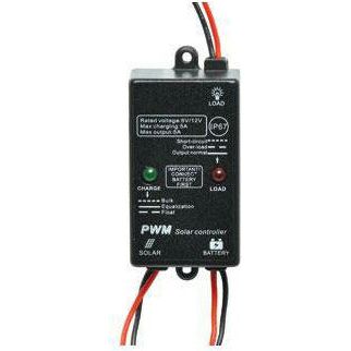 Solar - PWM Charge controller / Regulator Waterproof 5 Amp