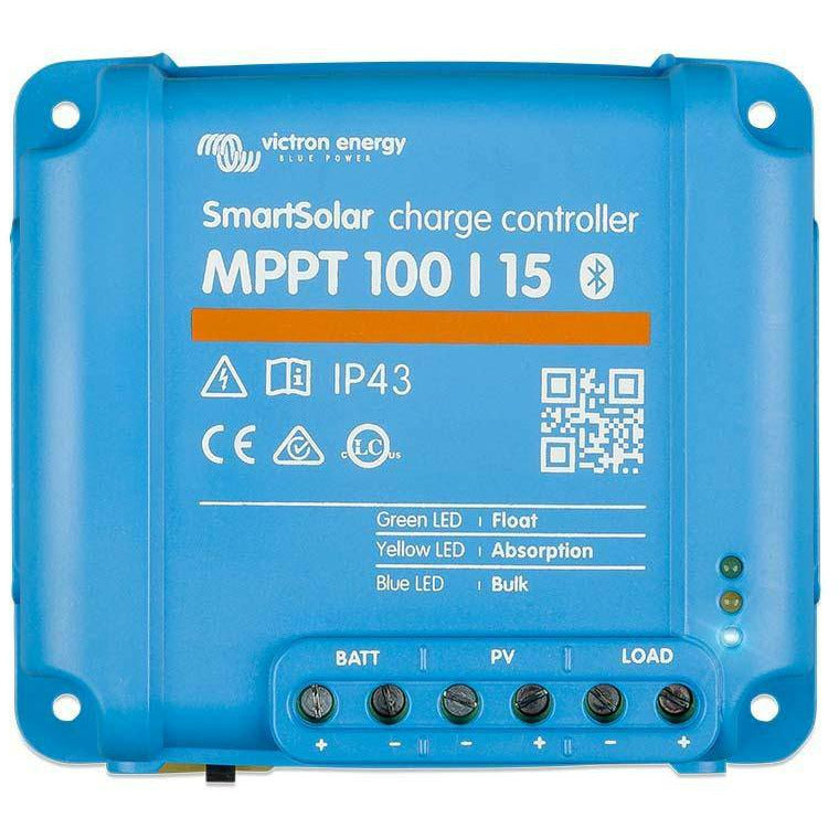 Victron SmartSolar MPPT 100/15 (12/24V) Bluetooth Solar charge Controller 15Amp - Home of 12 Volt Online
