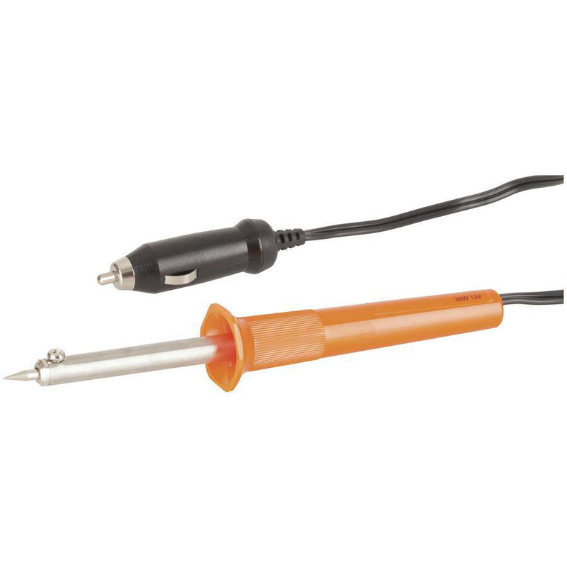 30W 12VDC Soldering Iron with Cigarette plug (TS1536) - Home of 12 Volt Online