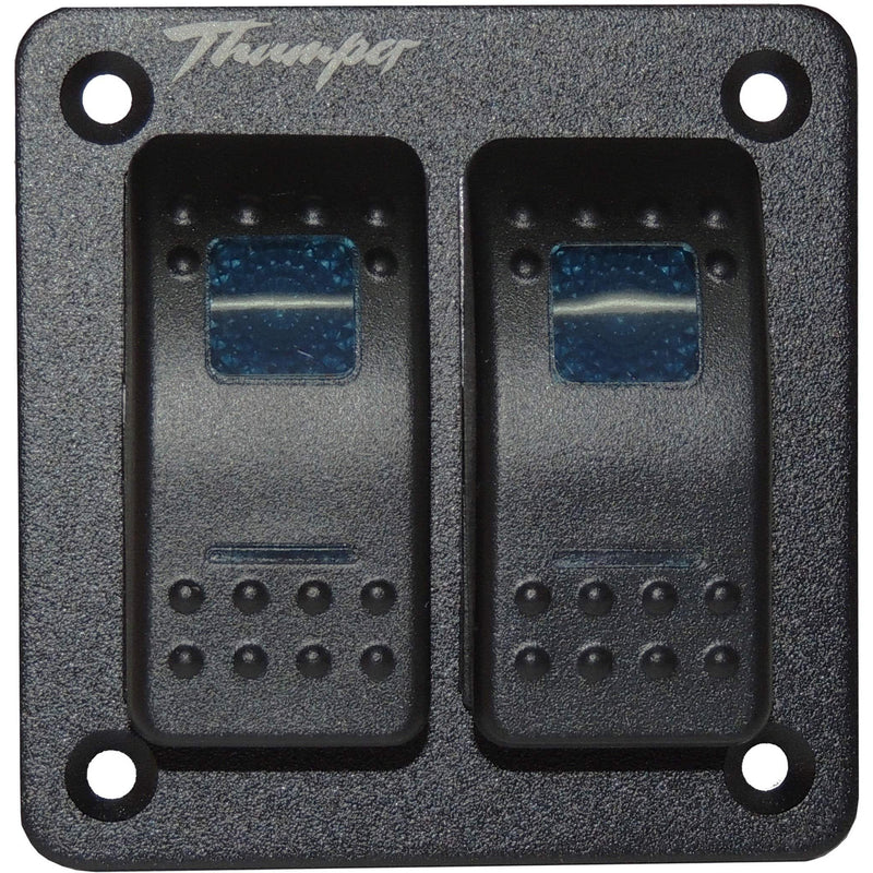 Thumper Switch Panel TSP-002  2 x Rocker Switch - Home of 12 Volt Online